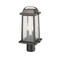 Z-Lite Millworks 2 Light Outdoor Post Mount Fixture, Oil Rubbed Bronze & Clear Beveled 574PHMR-ORB - alternate 3